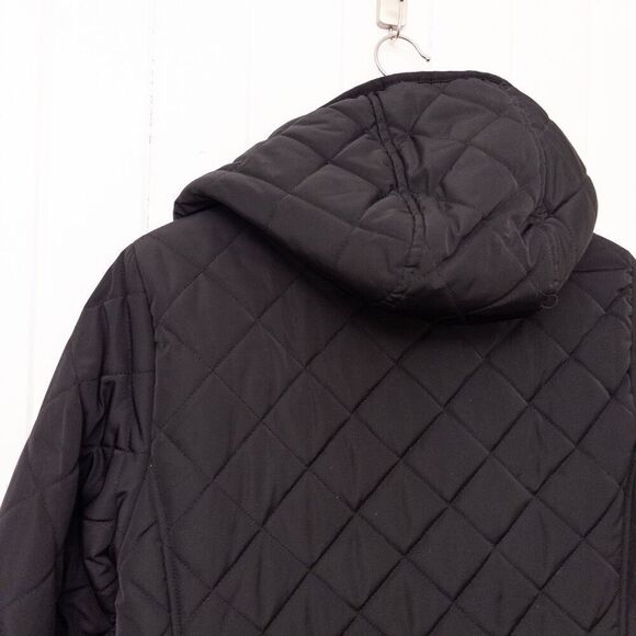 Universal Standard Cotswolds Reversible Puffer Coat Black/Brown - Picture 9 of 10